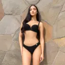 Bikini elaborado en tela rib con elastico 